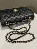 Chanel Classic Quilted Small Double Flap Black Caviar - Bags - 14