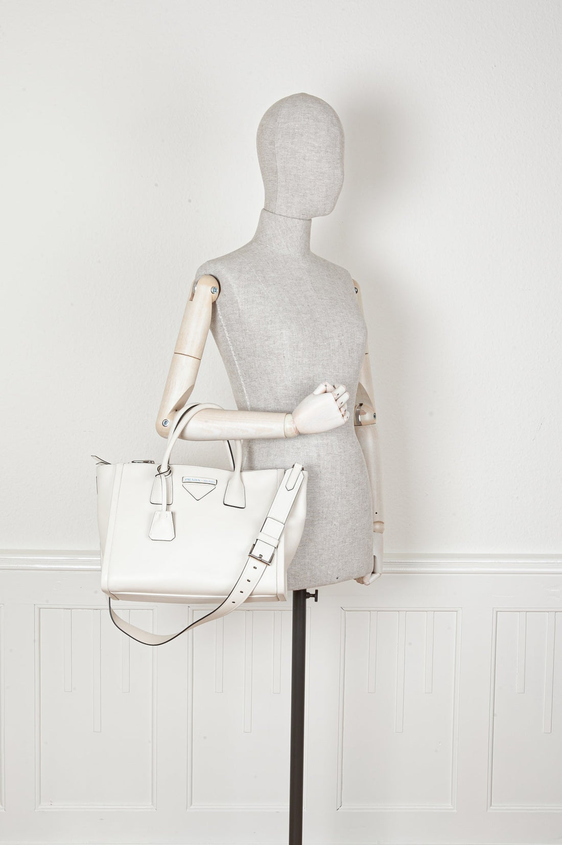 PRADA Concept Tote Bag White - Handbag & Wallet Accessories