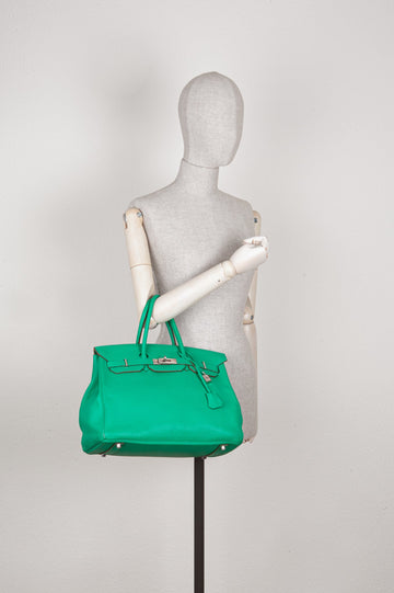 HERMÈS Birkin 35 Togo Vert Menthe
