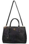 PRADA Galleria Saffiano Large Tote Bag Black - Handbag & Wallet Accessories - 2