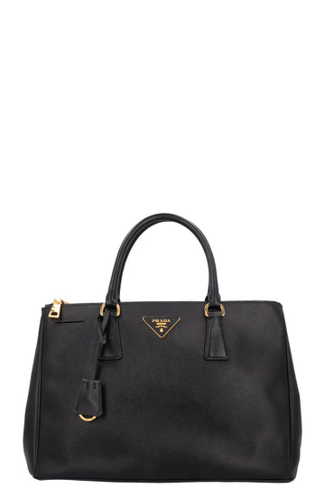 PRADA Galleria Saffiano Large Tote Bag Black - Handbag & Wallet Accessories