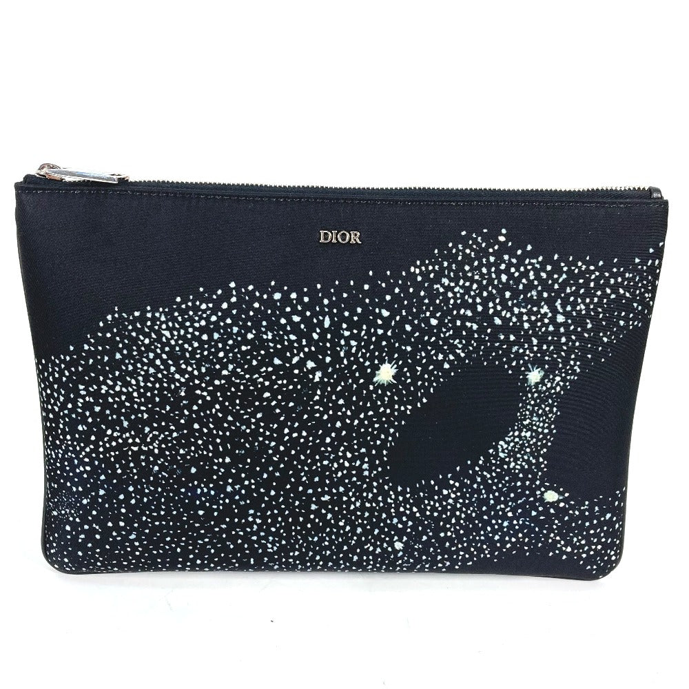 Dior Clutch bag Nylon black Pouch Kenny Scharf collaboration mens Used - Handbags, Wallets & Cases