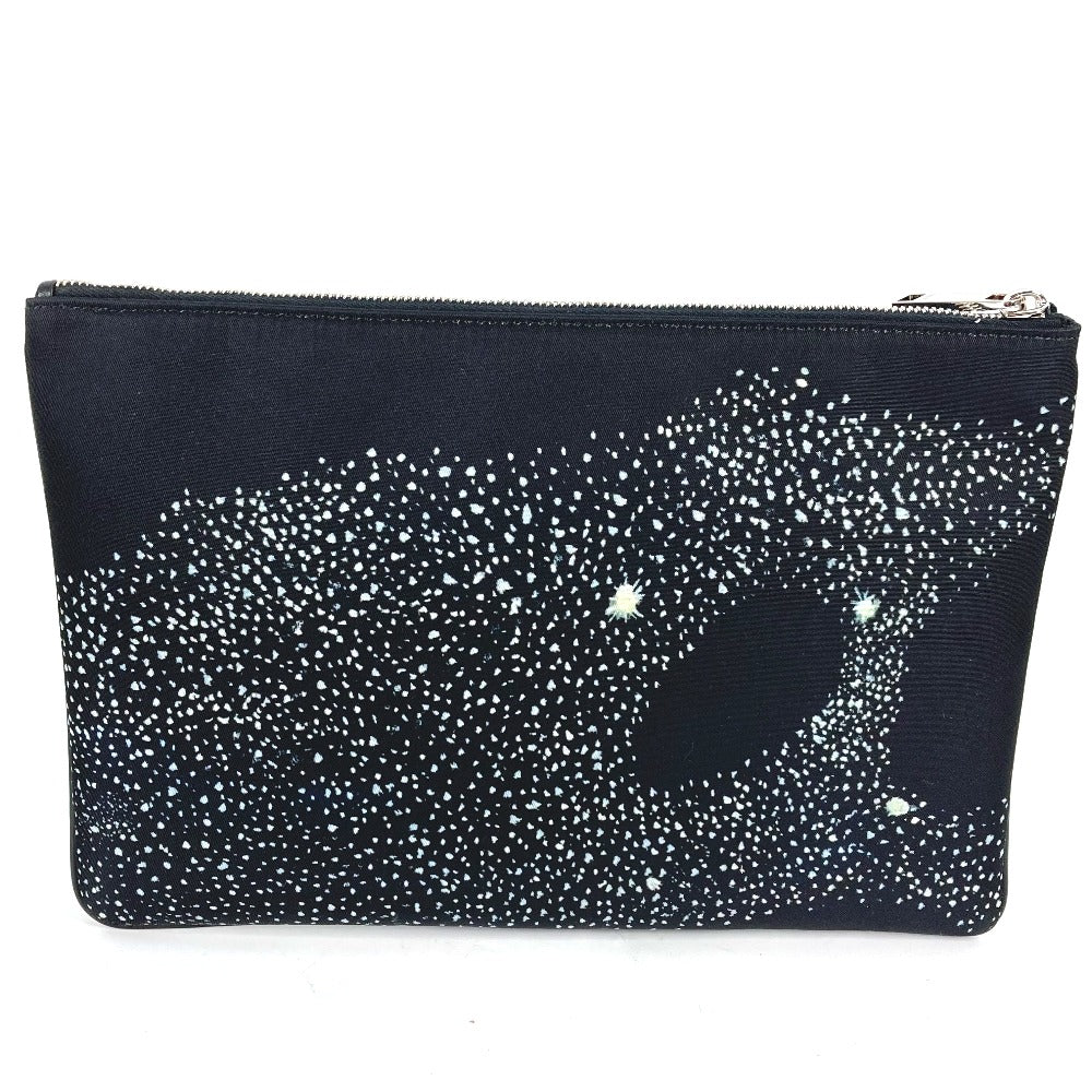 Dior Clutch bag Nylon black Pouch Kenny Scharf collaboration mens Used - Handbags, Wallets & Cases