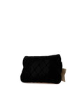 Quilted Velvet Wristlet Clutch with Chain Strap - Handbags, Wallets & Cases - 2
