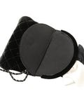 Quilted Velvet Wristlet Clutch with Chain Strap - Handbags, Wallets & Cases - 8