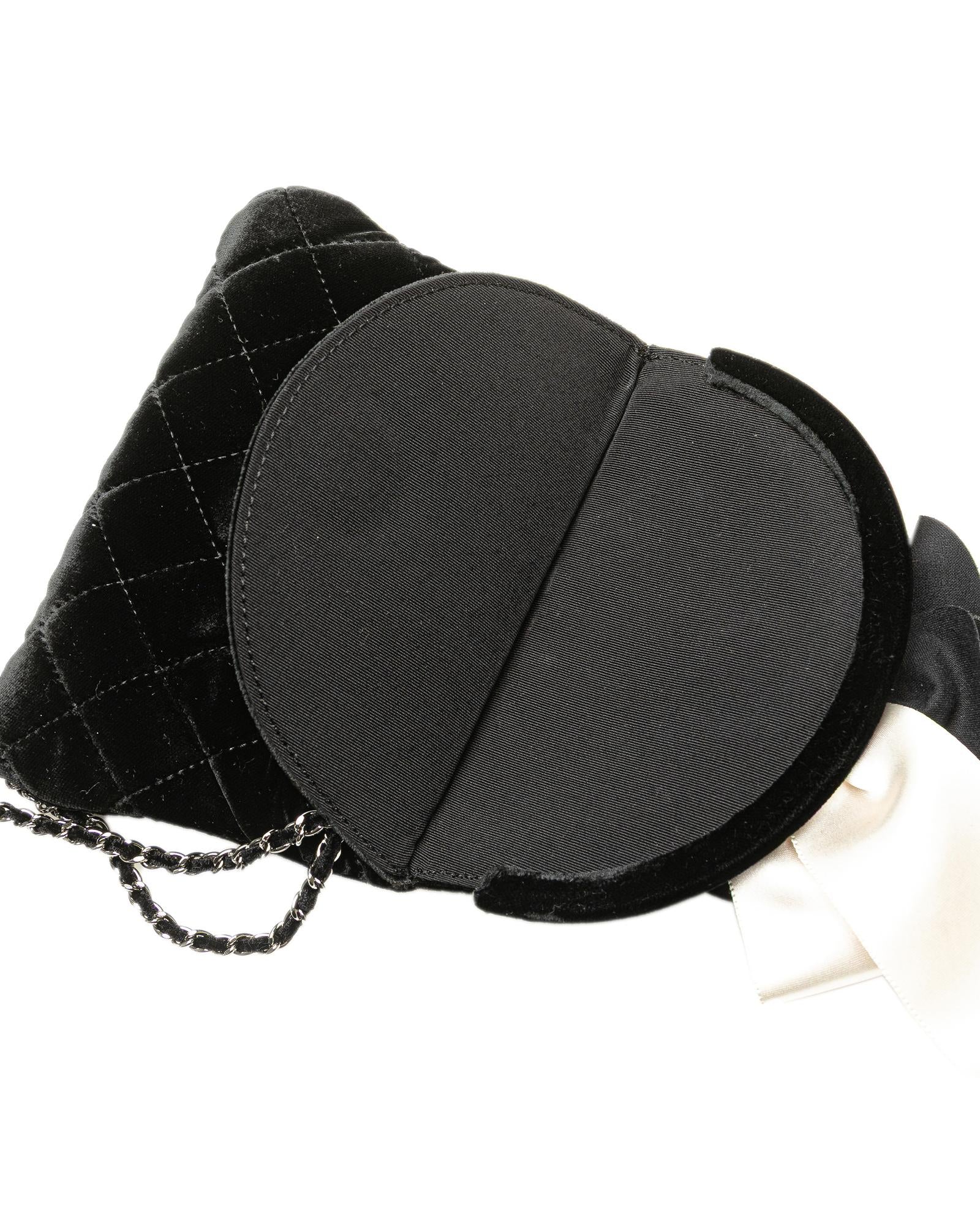 Quilted Velvet Wristlet Clutch with Chain Strap - Handbags, Wallets & Cases - 8