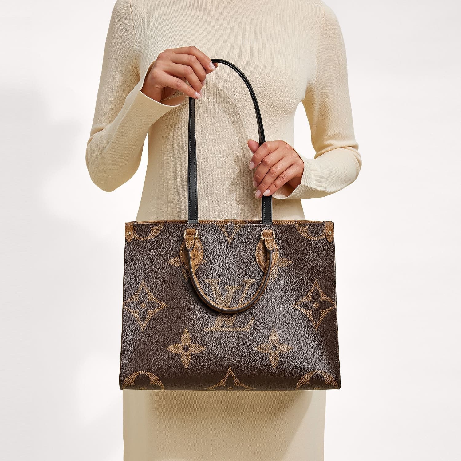 LOUIS VUITTON REVERSE MONOGRAM GIANT ON THE GO TOTE - Shoulder Bags - 9