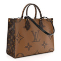 LOUIS VUITTON REVERSE MONOGRAM GIANT ON THE GO TOTE - Shoulder Bags - 10