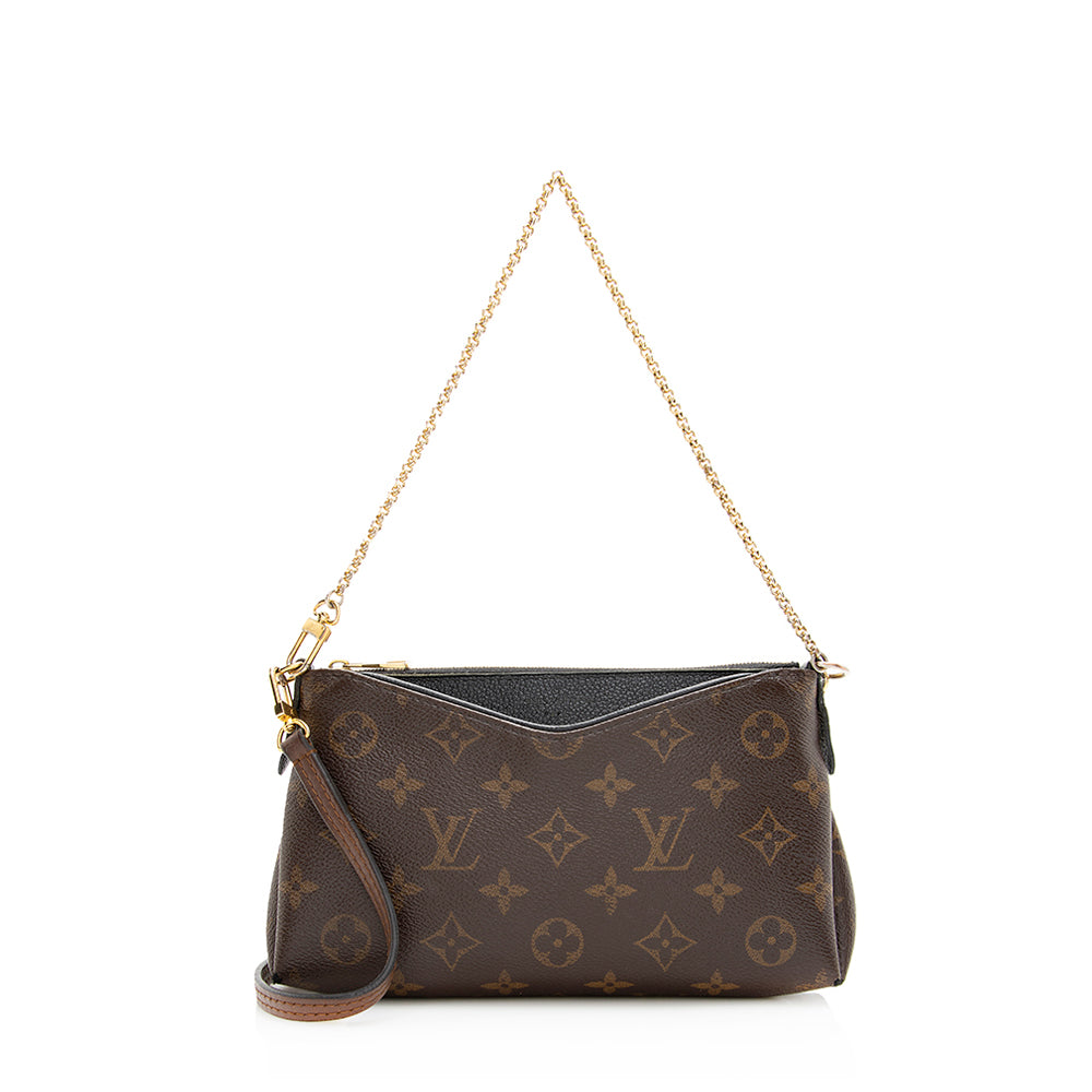 Louis Vuitton Monogram Canvas Pallas Clutch - FINAL SALE (SHF-20535) - Handbag & Wallet Accessories