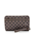 Louis Vuitton Vintage Damier Ebene Saint Louis Wristlet Clutch (SHF-22250) - Handbag & Wallet Accessories - 2