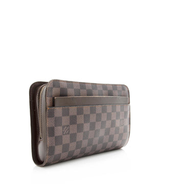 Louis Vuitton Vintage Damier Ebene Saint Louis Wristlet Clutch (SHF-22250) - Handbag & Wallet Accessories