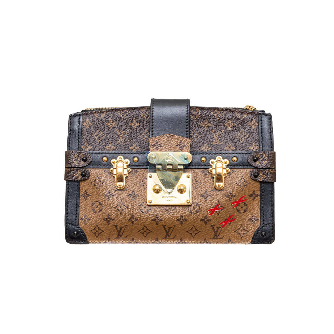 Louis Vuitton Reverse Monogram Trunk Clutch Bag - '10s - Handbag & Wallet Accessories