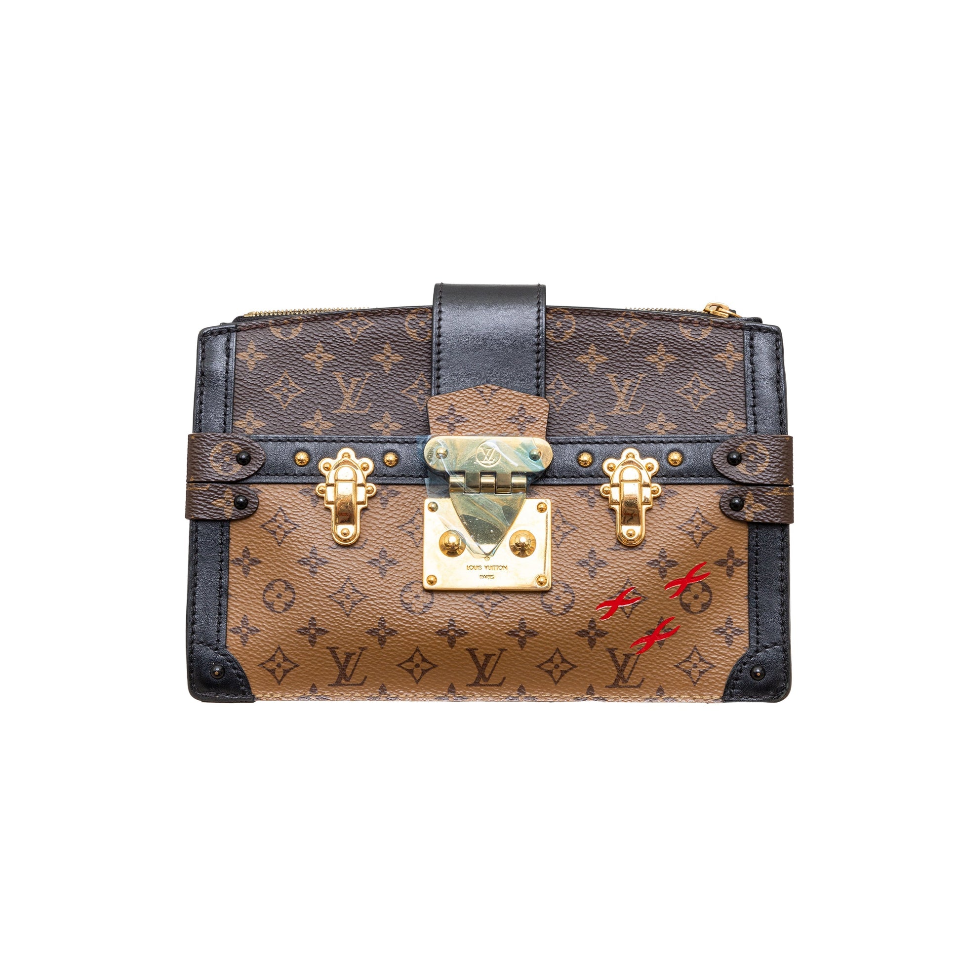 Louis Vuitton Reverse Monogram Trunk Clutch Bag - '10s - Handbag & Wallet Accessories