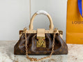 Monogram Clutch Leather Handbag for Women - 2