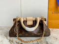 Monogram Clutch Leather Handbag for Women - 4