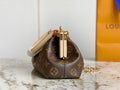 Monogram Clutch Leather Handbag for Women - 5