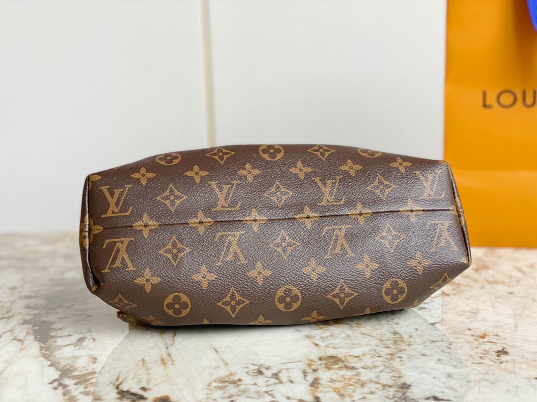 Monogram Clutch Leather Handbag for Women - 6