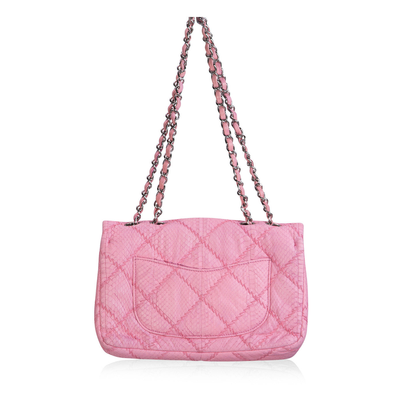 Classic Python Flap Bag - Shoulder Bags