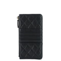Quilted Caviar Leather Classic Flat Wallet - 2