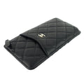 Quilted Caviar Leather Classic Flat Wallet - 3