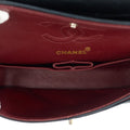 Classic Double Flap Small Lambskin Leather Bag - 9