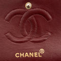 Classic Double Flap Small Lambskin Leather Bag - 10