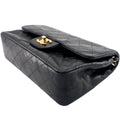 Classic Double Flap Small Lambskin Leather Bag - 4