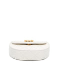 Quilted Calfskin Top Handle Clutch with Chain - Handbags, Wallets & Cases - 3