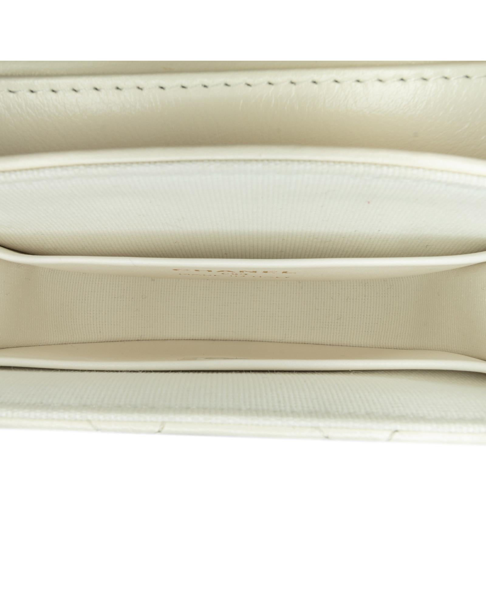 Quilted Calfskin Top Handle Clutch with Chain - Handbags, Wallets & Cases - 4