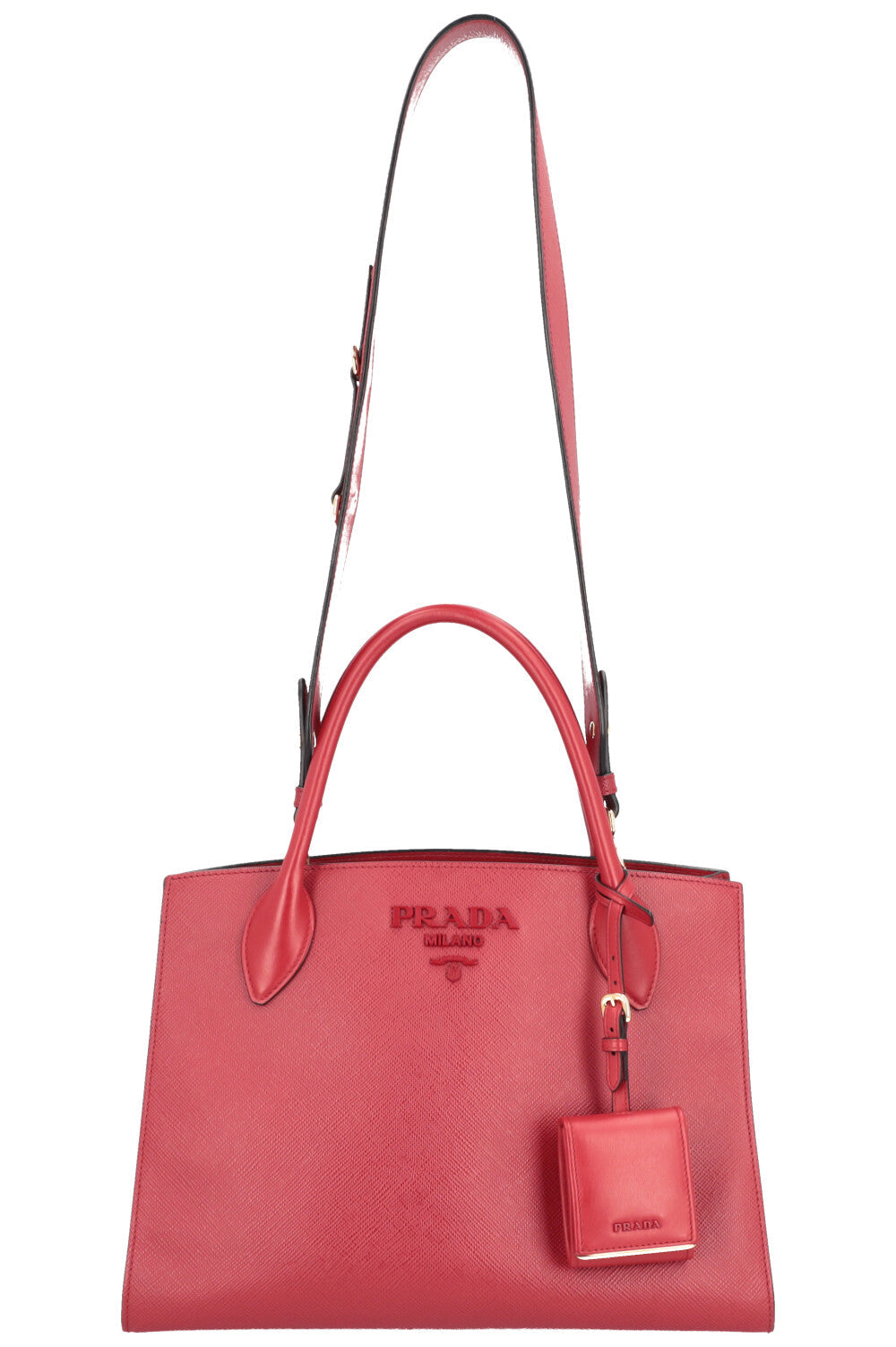 PRADA Monochrome Tote Medium - Handbag & Wallet Accessories - 2