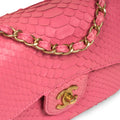 Classic Flap Bag - Mini Rectangular - Python - Shoulder Bags - 6