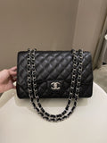 Chanel Classic Quilted Jumbo Single Flap Black Caviar - Bags - 19