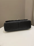 Chanel Classic Quilted Jumbo Single Flap Black Caviar - Bags - 8