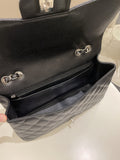 Chanel Classic Quilted Jumbo Single Flap Black Caviar - Bags - 15