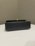 Chanel Classic Quilted Small Double Flap Black Caviar - 6