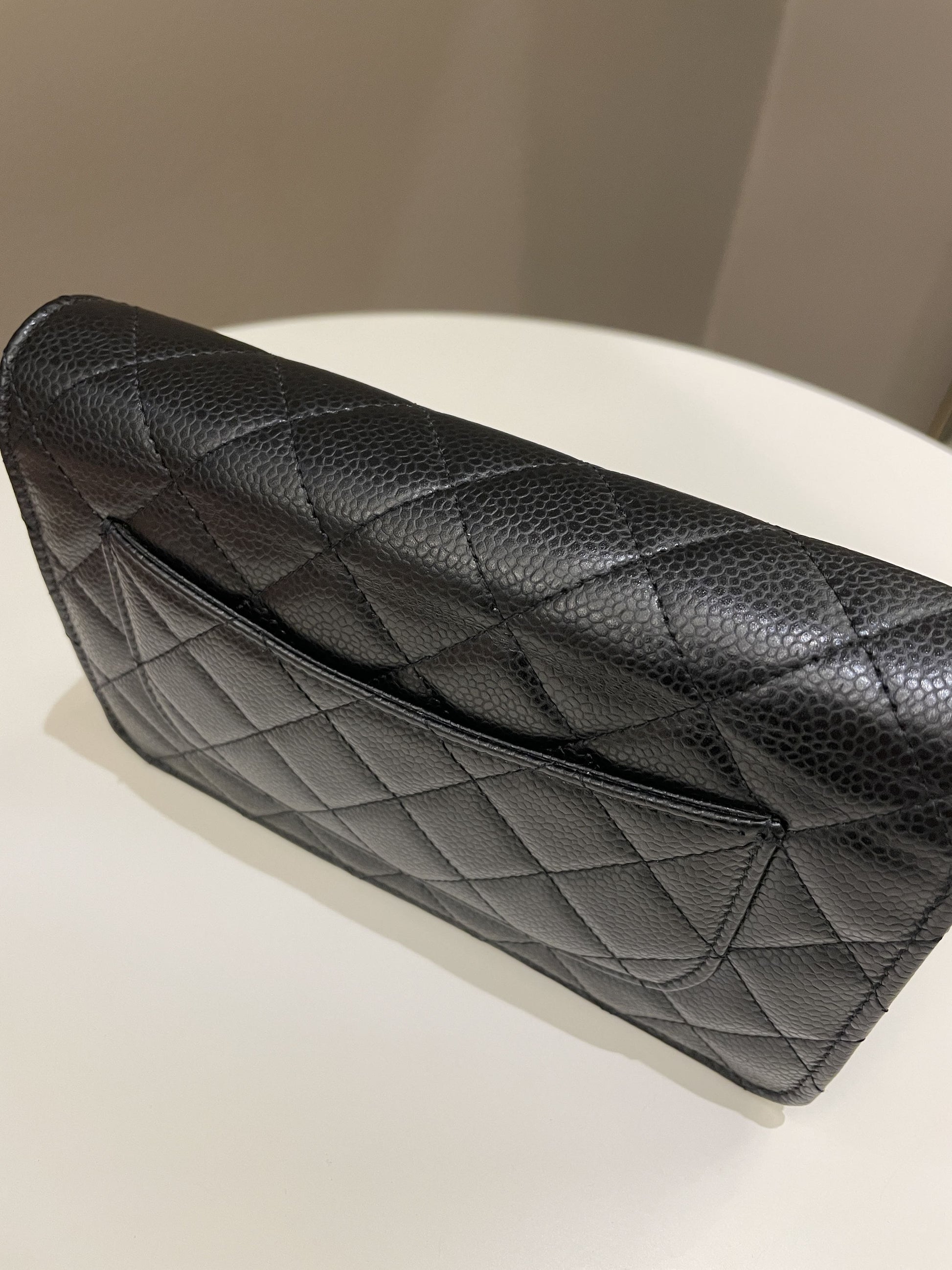 Chanel Classic Quilted Wallet on Chain Black Caviar - Bags - 3