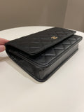 Chanel Classic Quilted Wallet on Chain Black Caviar - Bags - 7