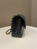 Chanel Classic Quilted Small Double Flap Black Caviar - Bags - 4