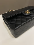 Chanel Classic Quilted Small Double Flap Black Caviar - Bags - 9