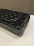 Chanel Classic Quilted Small Double Flap Black Caviar - Bags - 12