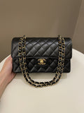 Chanel Classic Quilted Small Double Flap Black Caviar - Bags - 20