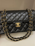 Chanel Classic Quilted Small Double Flap Black Caviar - Bags - 3