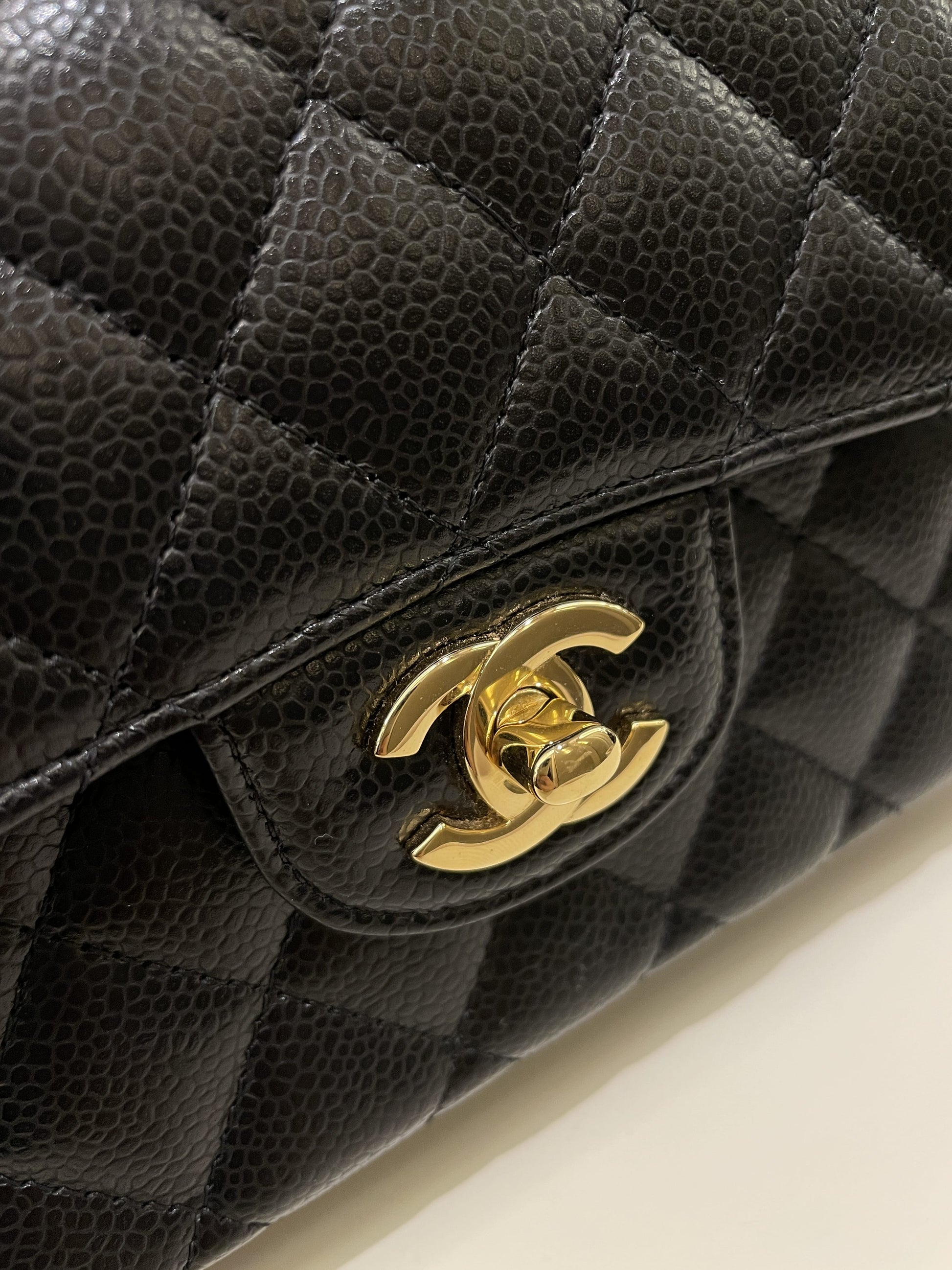 Chanel Classic Quilted Small Double Flap Black Caviar - Bags - 21