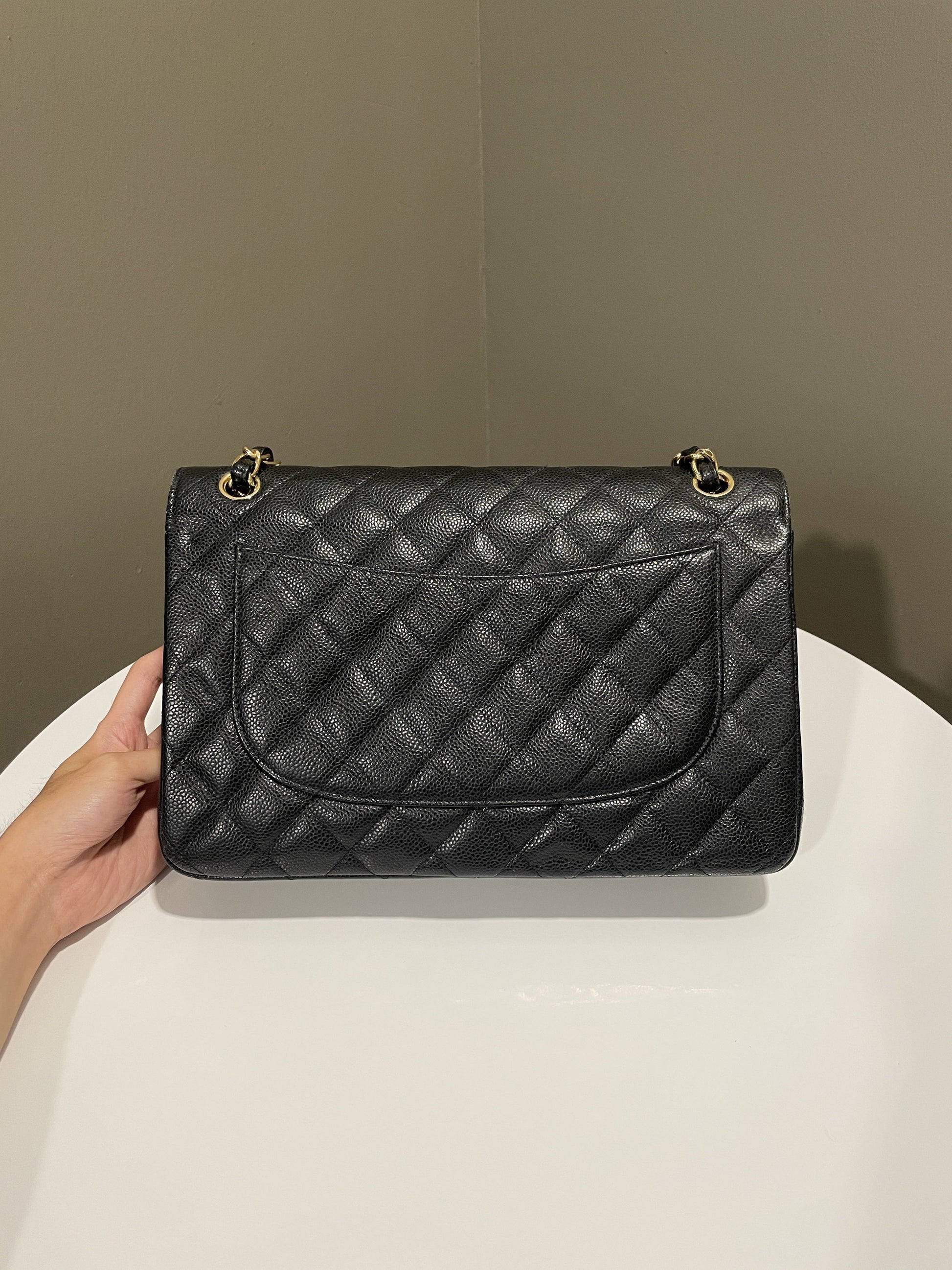 Chanel Classic Jumbo Double Flap Black Caviar - Bags - 2