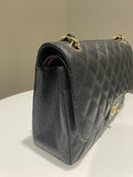 Chanel Classic Jumbo Double Flap Black Caviar - Bags - 21
