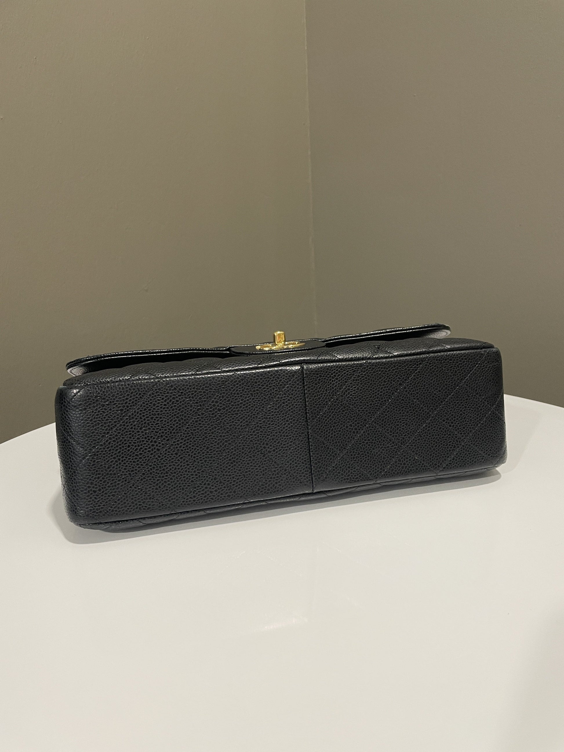 Chanel Classic Jumbo Double Flap Black Caviar - Bags - 6