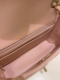 Chanel Classic Quilted Mini Rectangular Pale Pink Lambskin - Bags - 15