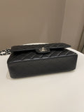 Chanel Classic Quilted Medium Double Flap Black Lambskin - Bags - 8