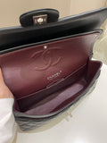 Chanel Classic Quilted Medium Double Flap Black Lambskin - Bags - 19