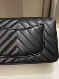 Chanel Classic Chevron Mini Rectangular Black Lambskin - Bags - 6